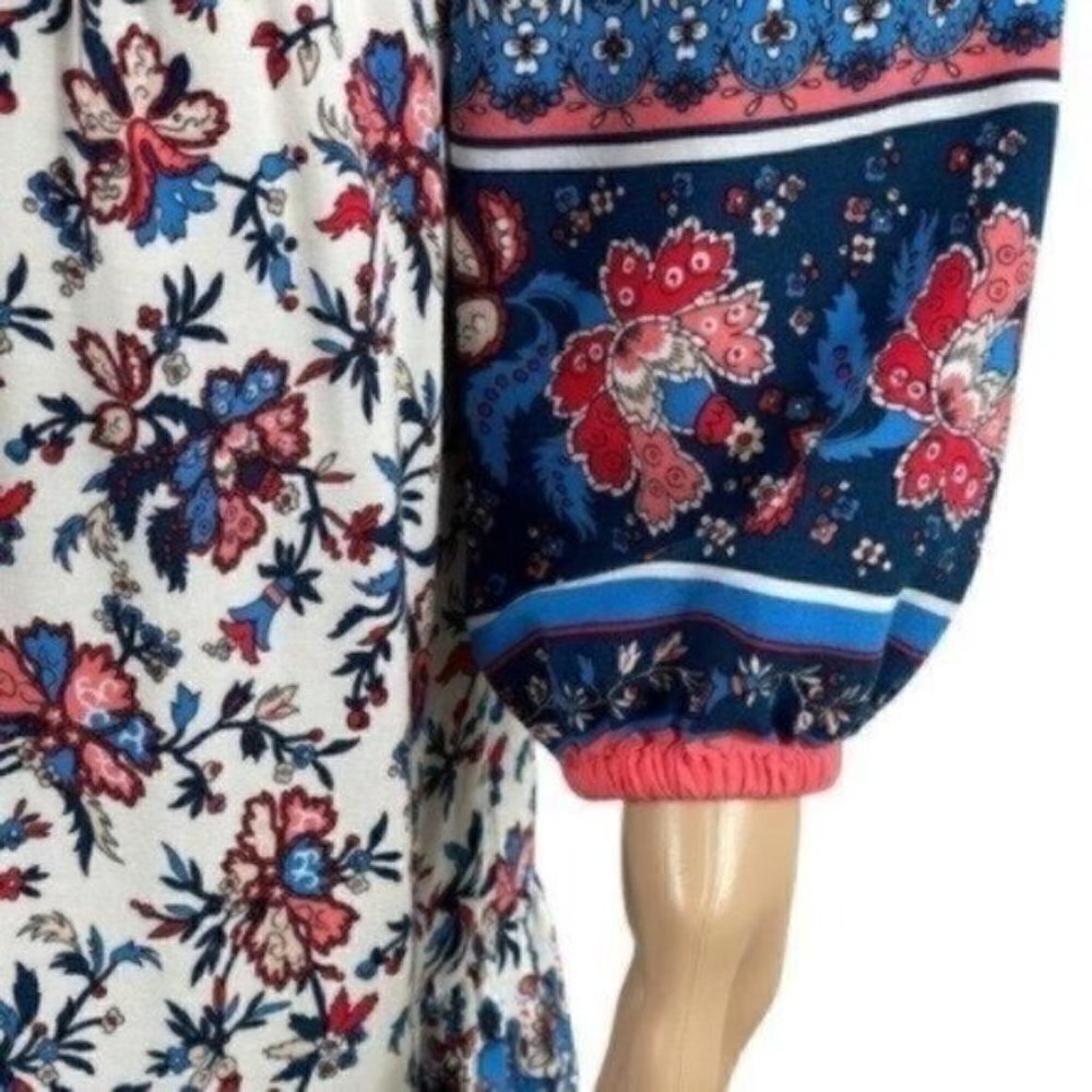 Loft Beach Rayon v-neck floral dress size small Style 524242 - Picture 6 of 9